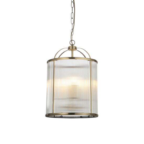 Lambeth Ribbed 4lt Pendant