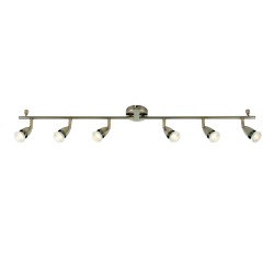 Amalfi 6lt bar antique brass 35W