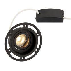 Trimless Downlight round Black 50W